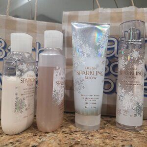 Fresh sparkling snow